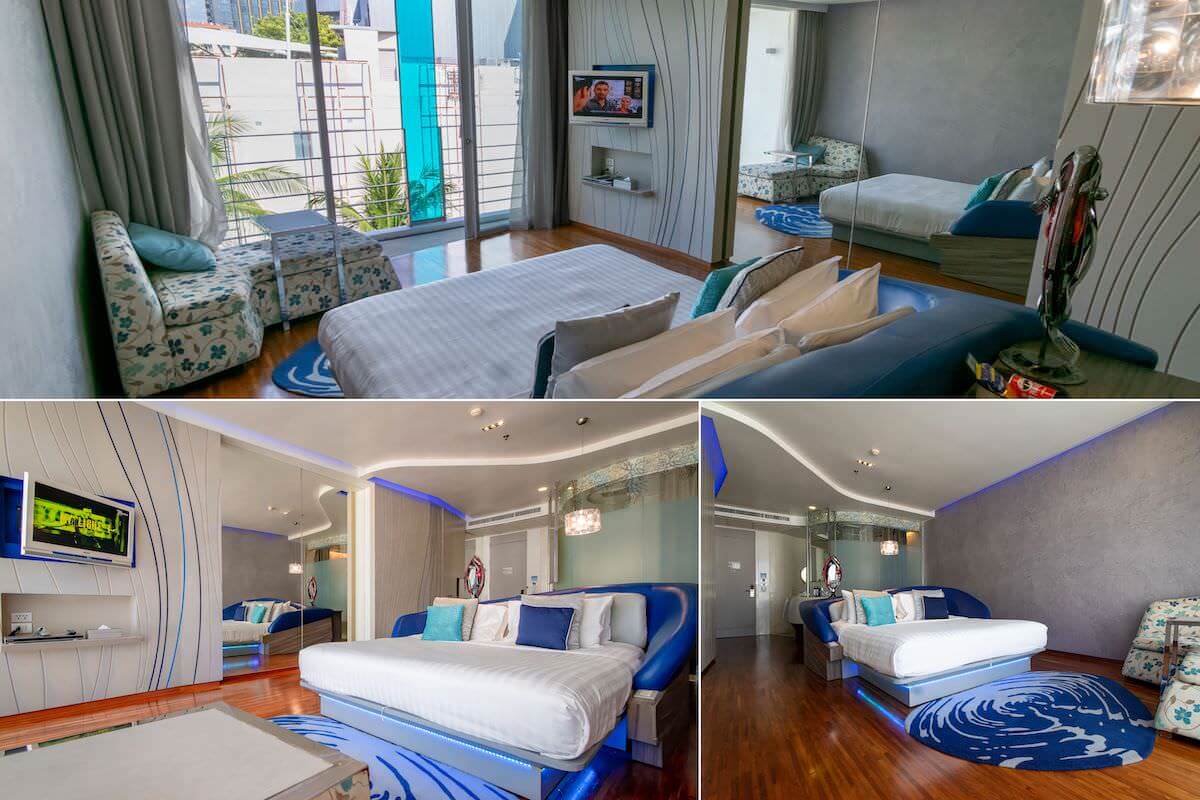 ホテル バラクーダ ヒートン パタヤ バイ コンパス ホスピタリティ（Hotel Baraquda Heeton Pattaya by Compass Hospitality）の客室