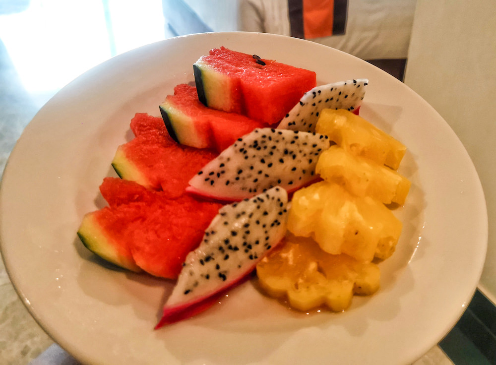 バリハイ ベイ レジデンス(Balihai Bay Residence)のウェルカムフルーツ