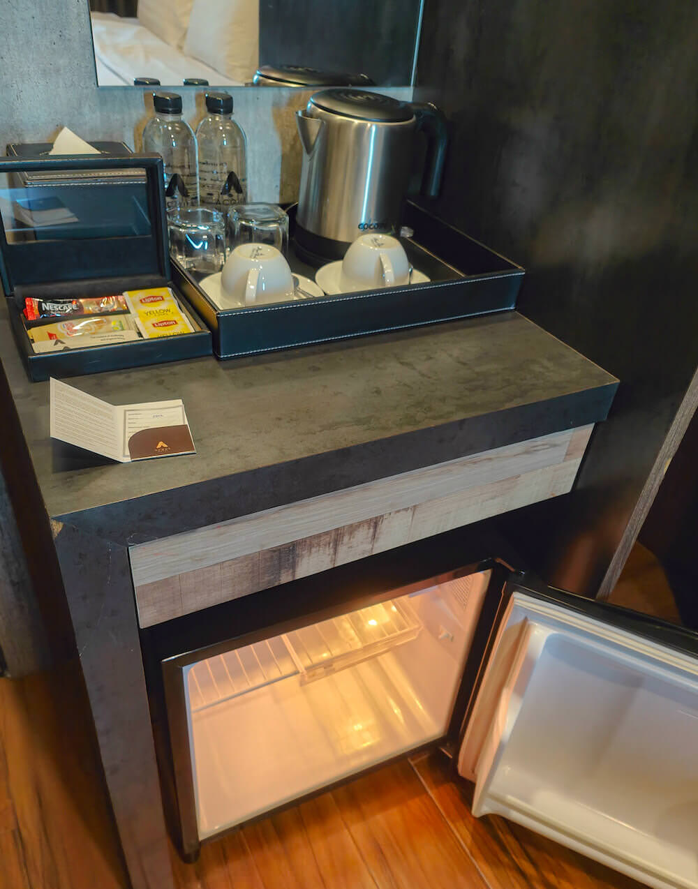 アクア ホテル(Acqua Hotel)客室の冷蔵庫