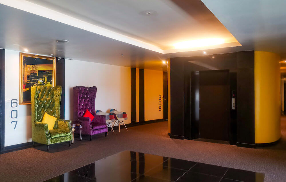 ホテル セレクション パタヤ(Hotel Selection Pattaya)のホテル内通路