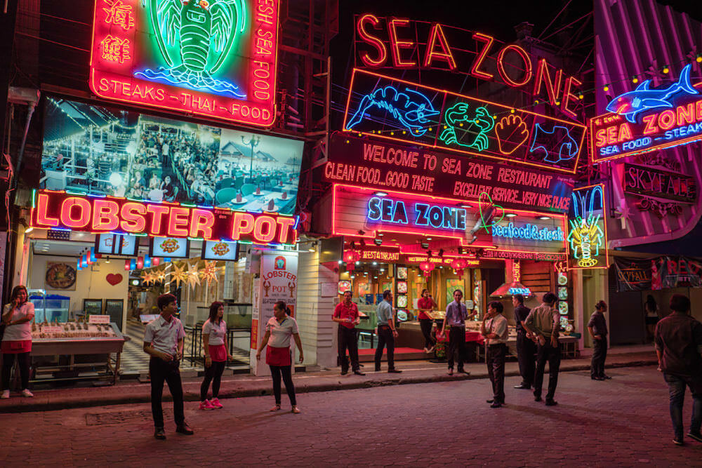 パタヤのウォーキングストリート