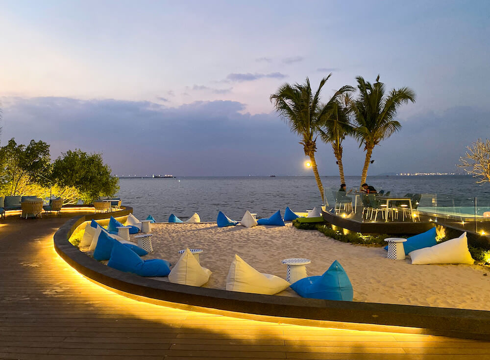 クラム パタヤ（Kram Pattaya）のプライベートビーチ