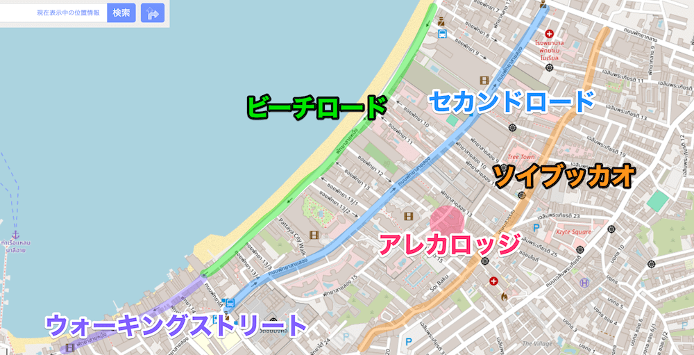 アレカロッジ(Areca Lodge)周辺の地図