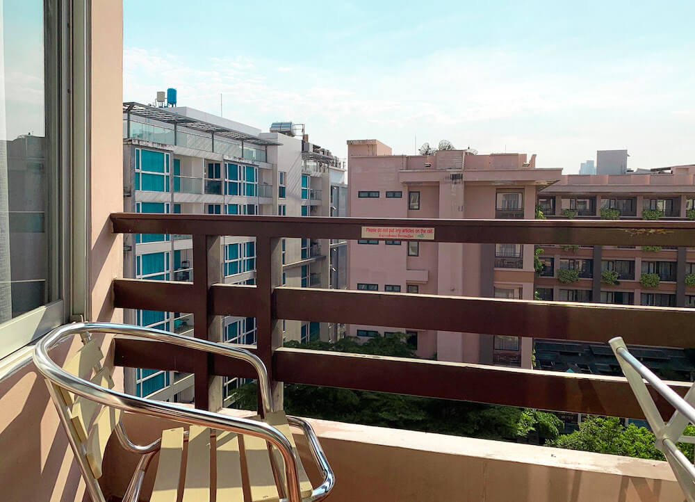 アレカロッジ(Areca Lodge)の客室バルコニー