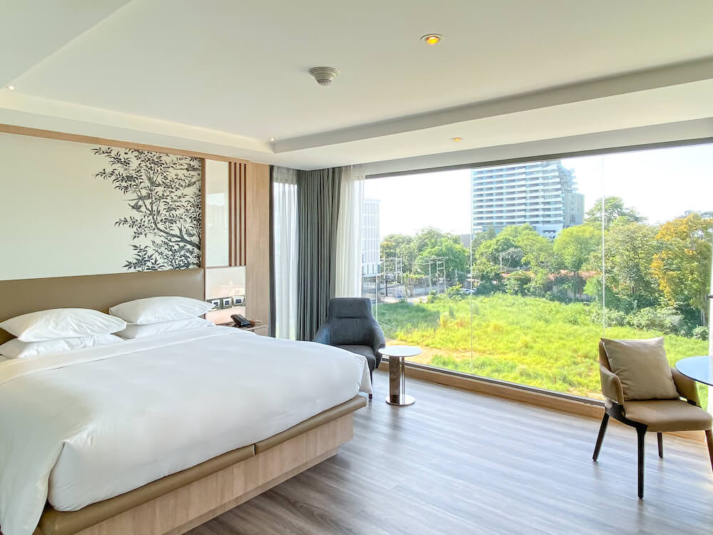コートヤード バイ マリオット ノース パタヤ(Courtyard by Marriott North Pattaya)のデラックス シティビュールーム キングベッド(Deluxe, Larger Guest room, 1 King, City view)