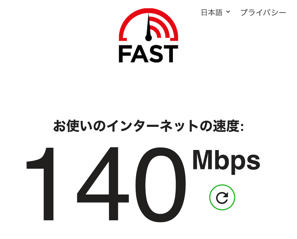 エイプリル スイーツ(April Suites Pattaya)のWiFiスピード