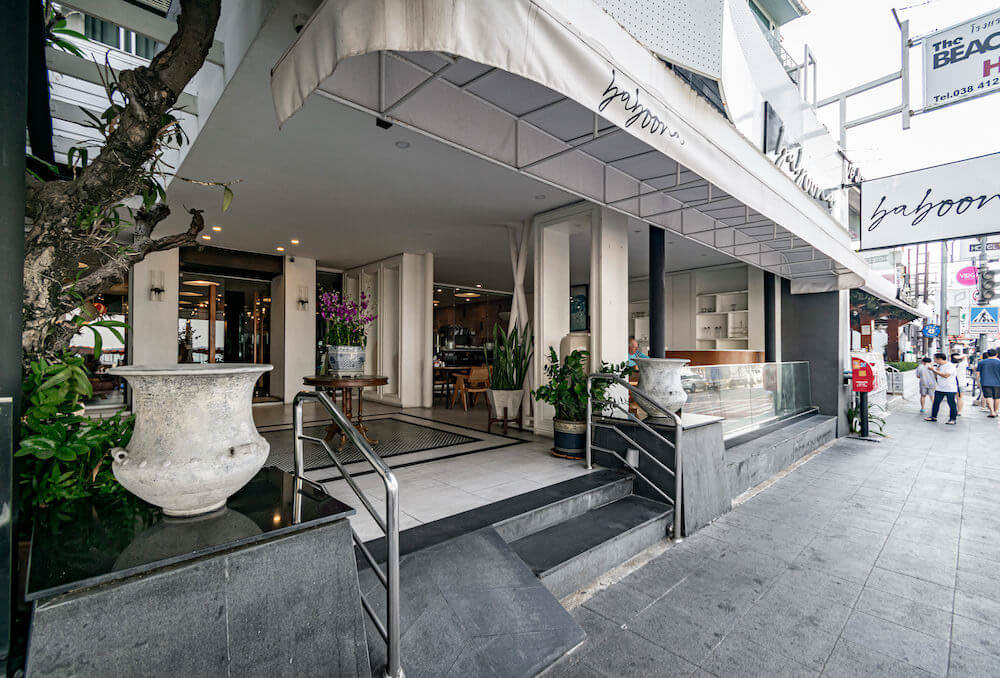 バブーナ ビーチフロント リビング ホテル(Baboona Beachfront Living Hotel)の外観