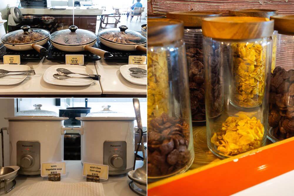 バブーナ ビーチフロント リビング ホテル(Baboona Beachfront Living Hotel)の朝食ビュッフェ1