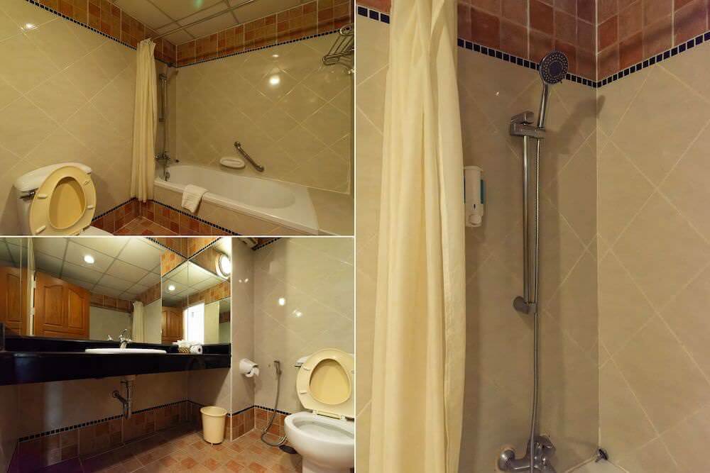 ベラ ヴィラ プリマ ホテル パタヤ(Bella Villa Prima Hotel Pattaya)の客室シャワールーム