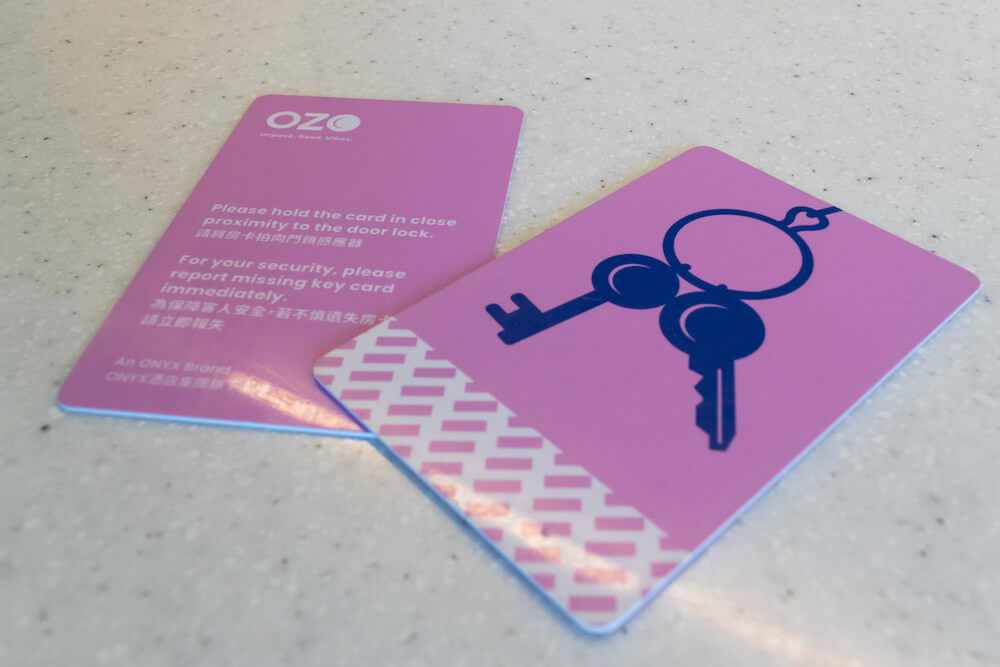 オゾ ノース パタヤ(OZO North Pattaya)のカードキー