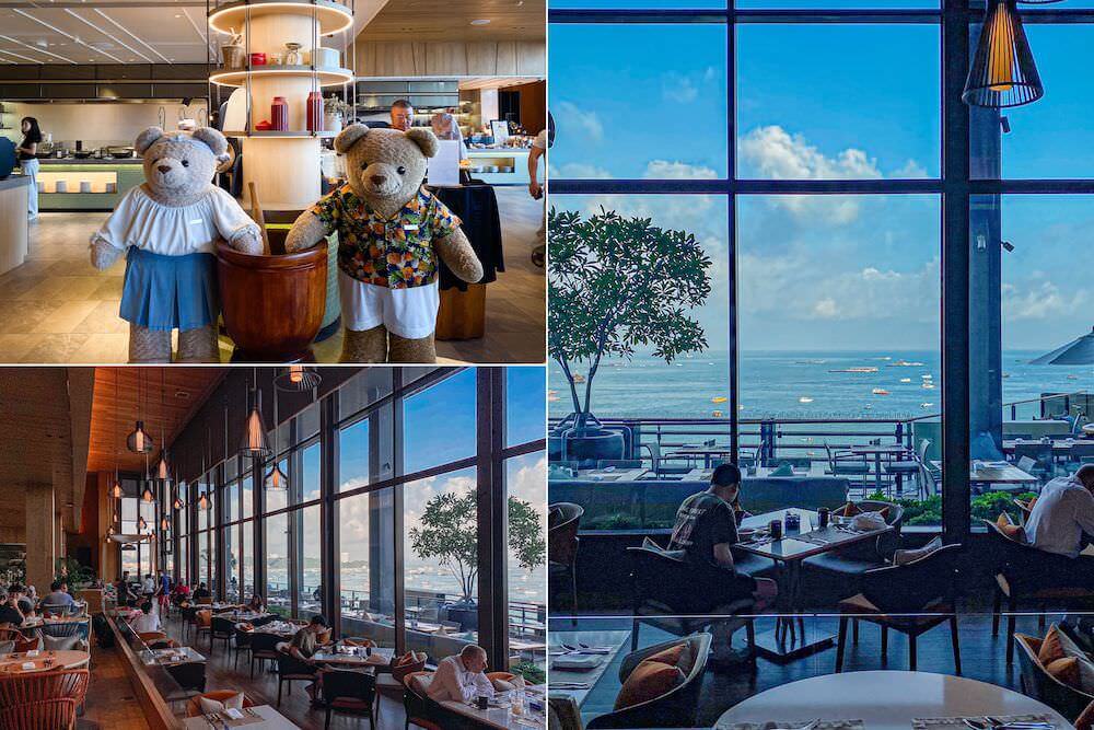 ヒルトンパタヤ(Hilton Pattaya)の朝食会場「エッジ(Edge)」2