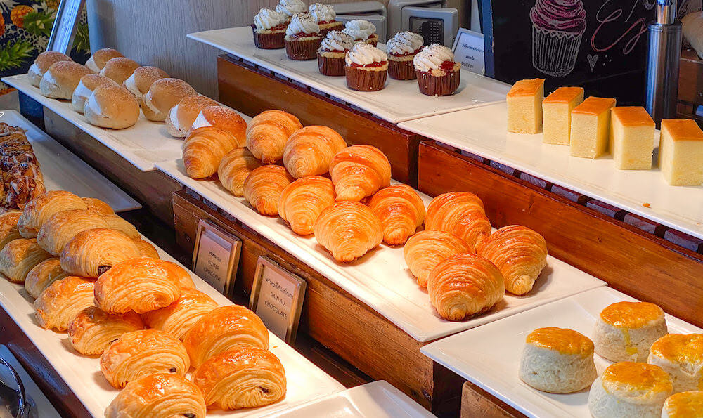 ヒルトンパタヤ(Hilton Pattaya)の朝食ビュッフェ洋食1