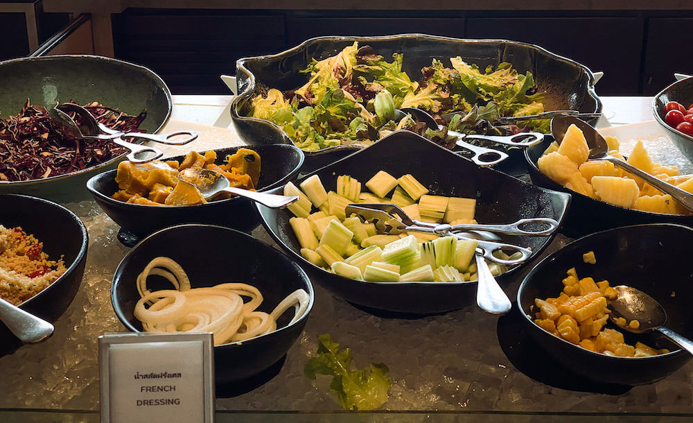 ヒルトンパタヤ(Hilton Pattaya)の朝食ビュッフェサラダ