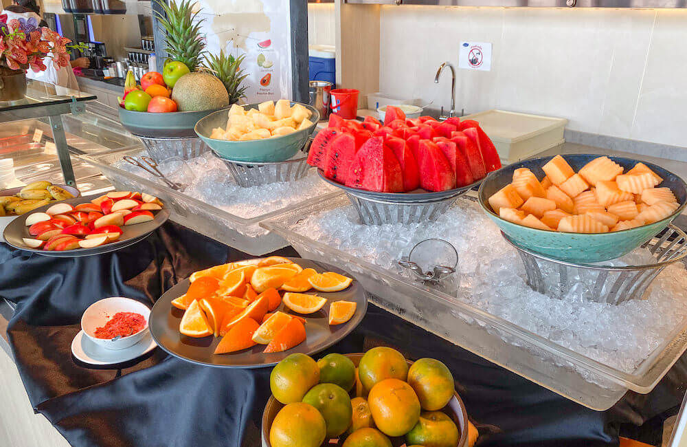 ヒルトンパタヤ(Hilton Pattaya)の朝食ビュッフェフルーツ